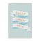 Stupell Industries Blue Hello Little One Framed Giclee, design by Amanda Houston